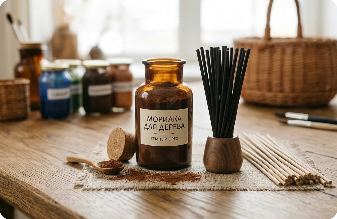 Сухие морилки (бейцы).