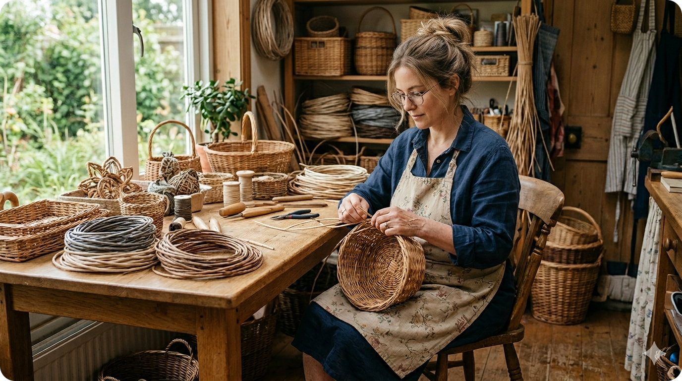 Почему плетение из бумажной лозы не требуют спешки.