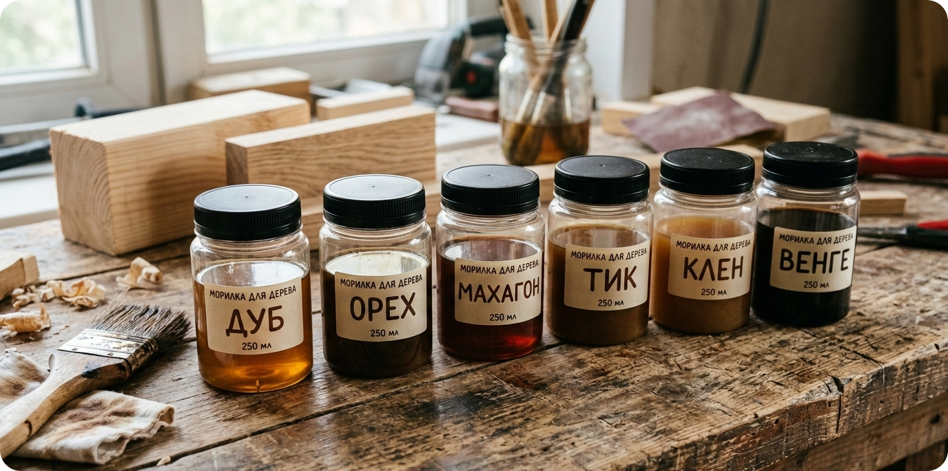 Почему морилка — идеальный выбор для окрашивания трубочек?