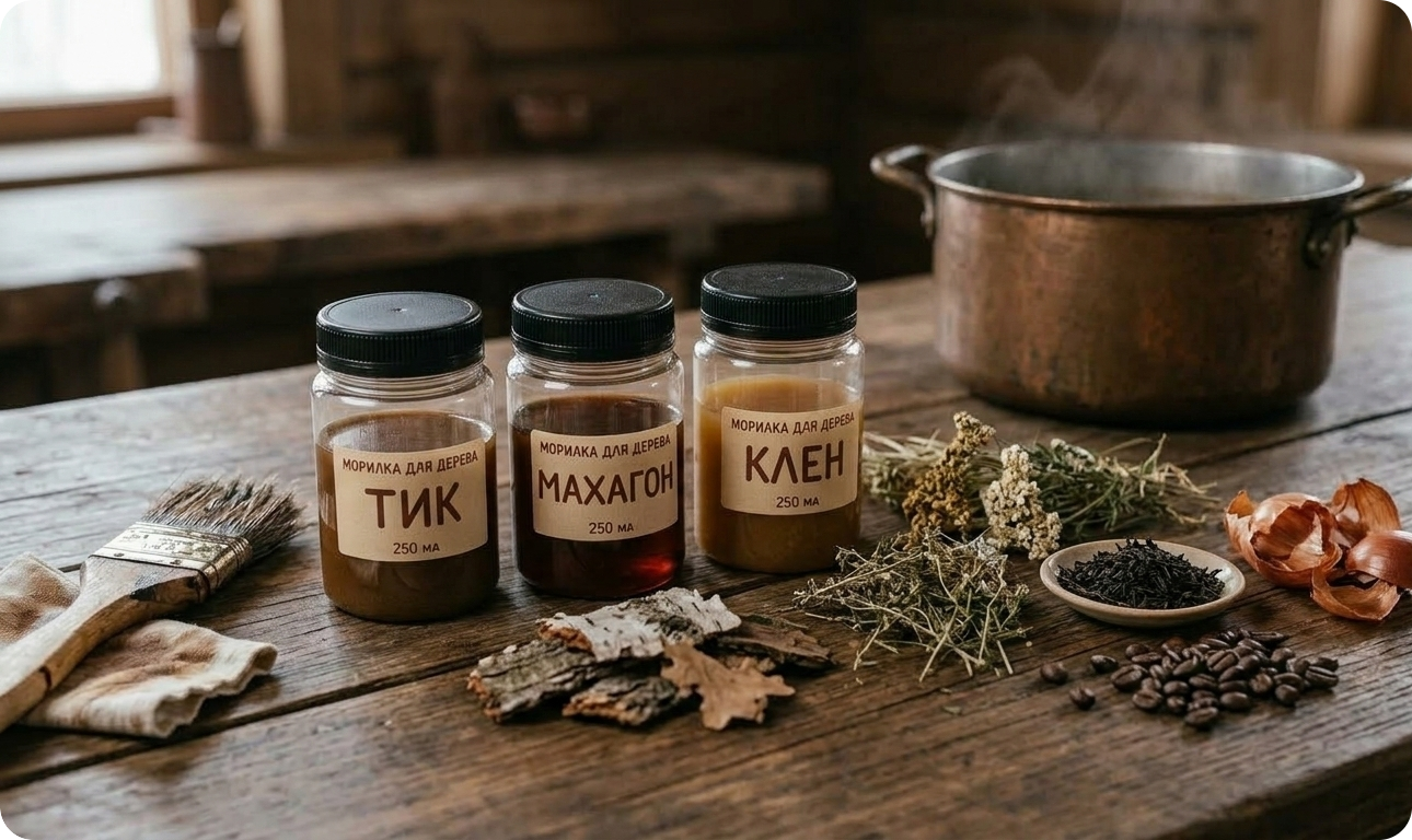 Самоварные морилки: магия природных компонентов.