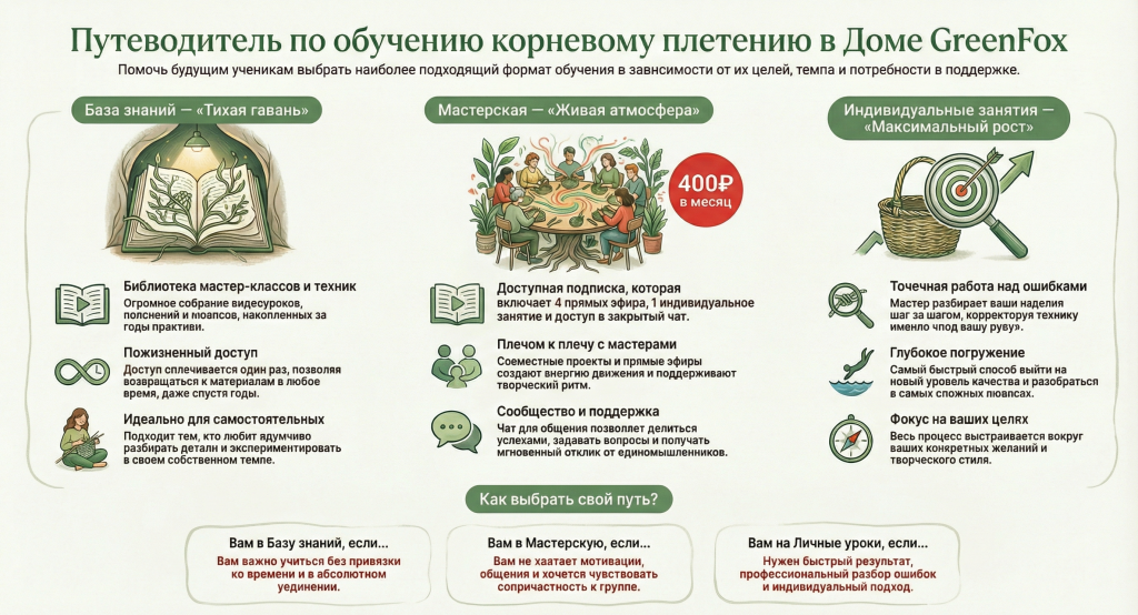 Корневое плетение из бумажной лозы в Дом GreenFox