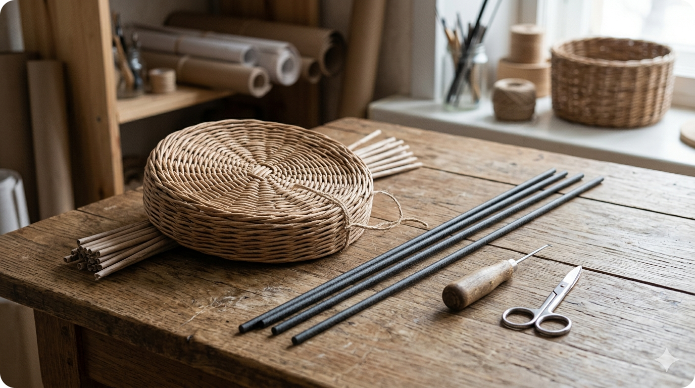 Плетение из идеальной лозы: Секреты накрутки и «чудо-спицы».